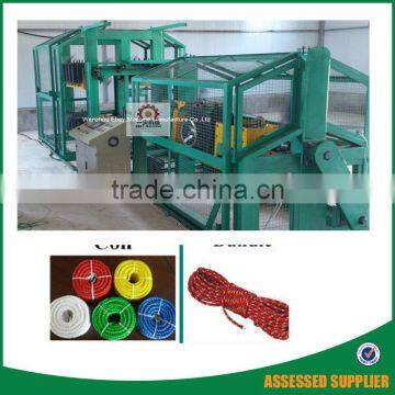 3 strand polypropylene rope making machine for security and military nets use
