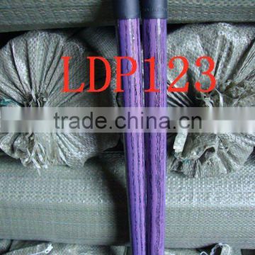 120CM x 2.5CM wooden brush stick with PVC coated