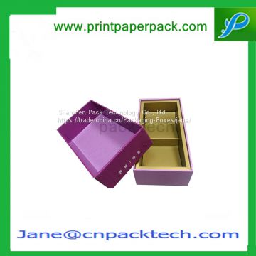 Custom Luxury Rigid Papet Gift Boxes Packaging Box Top and Bottom Box