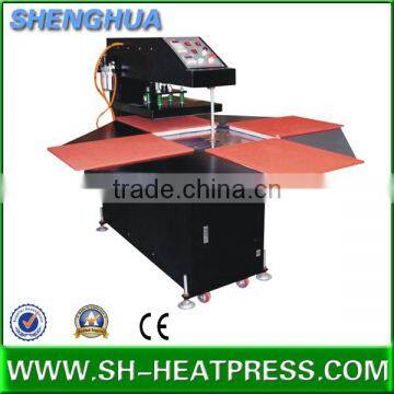 Pneumatic sublimation four stations rosin heat press machine