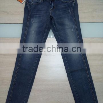 GZY China Suppliers Classical Ladies Jeans Top Girl Jeans In Stock