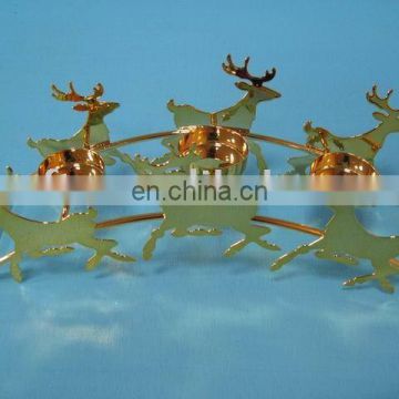 reindeer candleholder,Christmas candlestand,decor