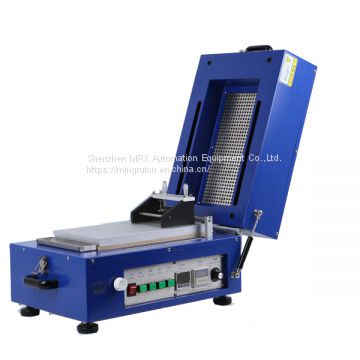 Vacuum battery electrode coating machine with dryer for laboratory