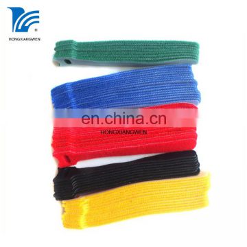 Reusable Back to Back Soft Nylon Hook and Loop Cable Tie
