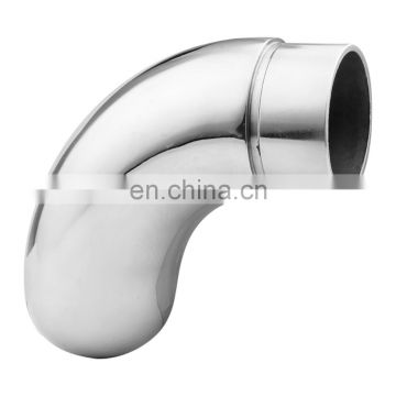 Stainless Steel Handrail Connector  Corner Union Elbow Railing  End Cap