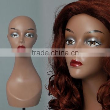 Plastic Female Mannequin Head Realistic Cheap Model H1046