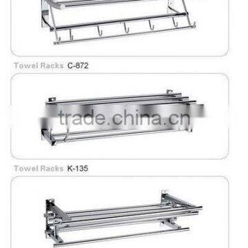 Stainless steel towel rack