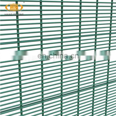 Haiao Fencing 464 Anti-Climb Fence Powder Coated Double Horizontal Wire Security Fence