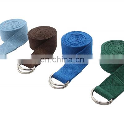 Multi-color and private label option Indian made meditation cotton Yoga belt