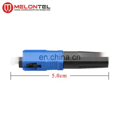 MT-1041-S Field assembly Blue 54mm SC/UPC fiber optic quick connector for FTTH cable