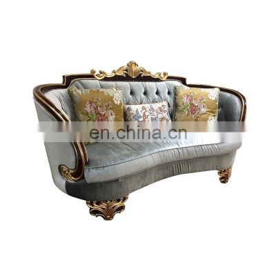 European-style fabric sofa removable and washable solid wood fabric sofa
