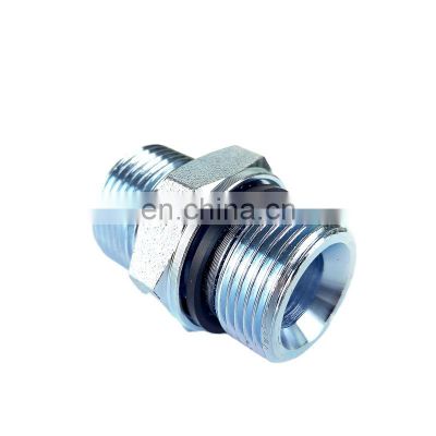 1CM/1DM-WD Metric Male Thread Straight Pipe Fittings Hydraulic Adapter