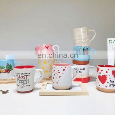 Wholesale Mother'S Day Gift Mom Mug Ceramic Cartoon Home Cup Nurse Gift Mugs Caneca Ceramic Mug For Muttertag