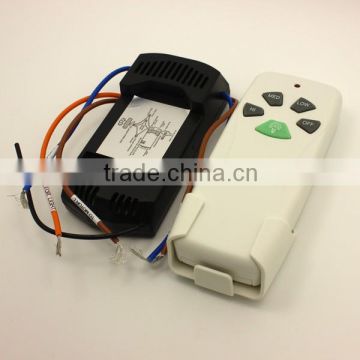 remote fan speed control with receiver for light