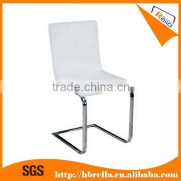 Arch leather chrome Dining Chair