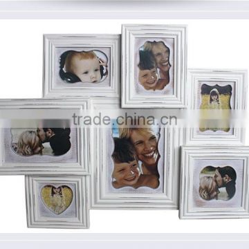 W16010 newborn baby picture frame with seven pictures