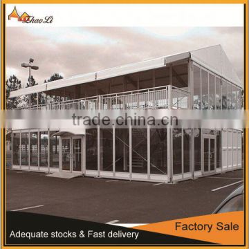 High Quality Cube Structure Tents Two Story Tents With VIP Flooring