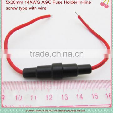 fuse holder with cable for 5x20mm fuse