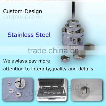 stainless steel M1 slotted weight calibration weight