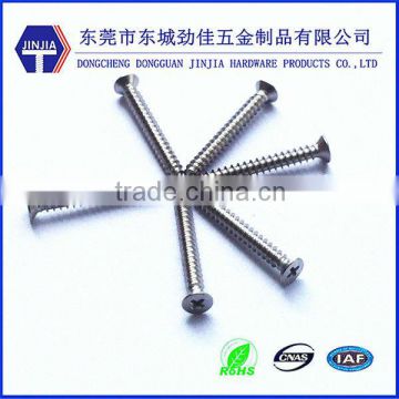 m2.2 countersunk head screw stainless steel countersunk self tapping screw