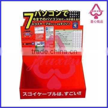 Attractive computer accessories paper counter tabletop display box
