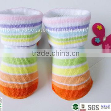 vivid rainbow ankle socks