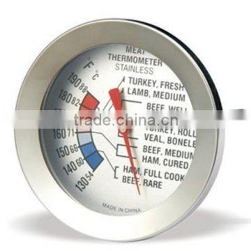 bimetal stainless steel meat thermometer