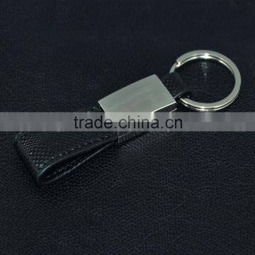 Promotion High quality leather keychain/keyring