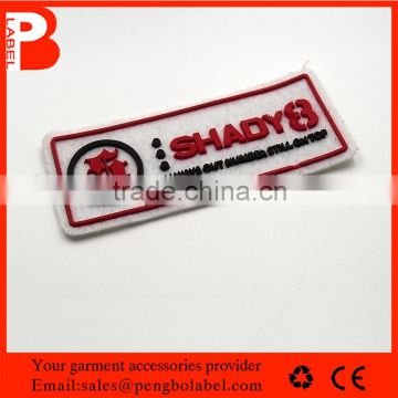 hot sale PVC printing label for clothing