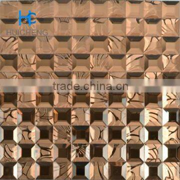 Many color Crystal Mosaic Glass Title For Decortive Building Glass