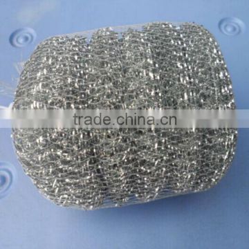 High dipped 15g/pc galvanized wire mesh washing scourer from factory