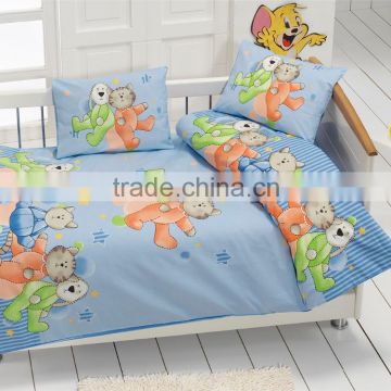 Majoli Bedding Set, 4 Pcs Crib/Toddler, Dus Blue