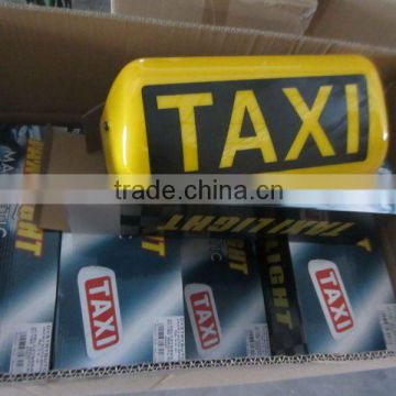 Supply yellow color magnetic 12V car taxi light