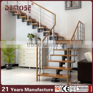 economic staircase with wood tread