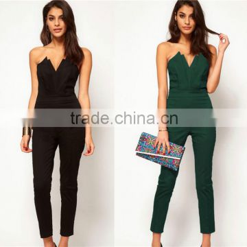 New Office Ladies Clubwear V Neck Playsuit Bodycon Party Women Jumpsuits Rompers