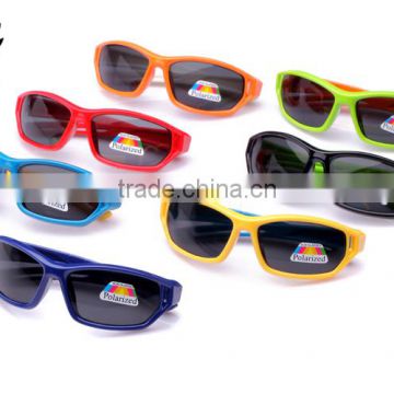 Children soft silicone material polarized sunglasses manufacturer direct selling