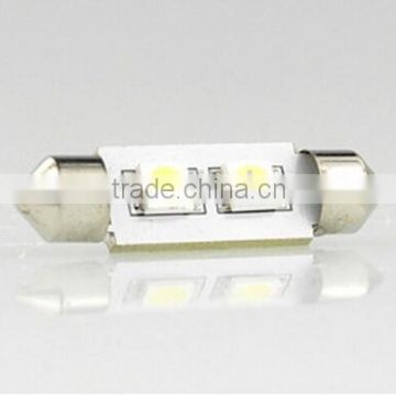 White LED bulb 28mm 31mm 36m SV8.5 5050 2SMD car festoon lighting