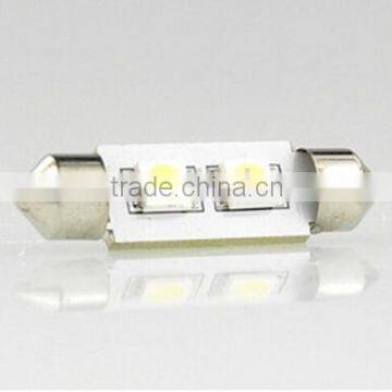 White LED bulb 28mm 31mm 36m SV8.5 5050 2SMD car festoon lighting