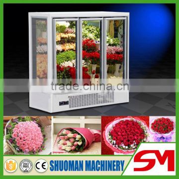 Fasion design superior performance flower refrigerator