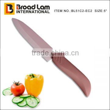 5" Pink Color Utility Ceramic Knife Elegant knife for kitchen use