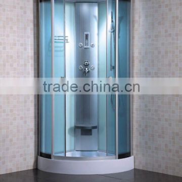 elegant cozy shower cabin with blue tempered glass (RC08)