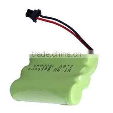 3.6V AAA 600mAh NiMH Battery Pack Manufacturer with CE,ROHS,UL certificates