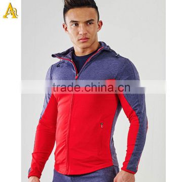 sports slim fit clothing mens plain gym hoodie fitted