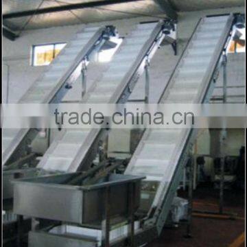 Food grade QX200 modular belt elevator conveyor for vegetables