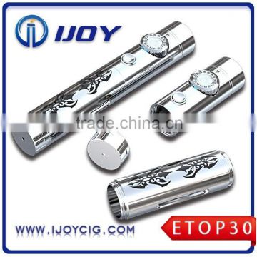 Hot selling 2015 new mechanical mod with variable wattage IJOY ETOP30 electronic cigarette price
