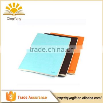 Branded name promotional business PU leather recycled journals blank notebook