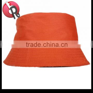 felt orange bucket hat