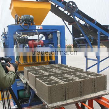 Dongyue QT4-24 block/brick making machine production line with mixer machine price