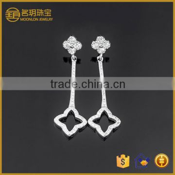 Fashionable korea jewelry wholesale sterling silver pendant earring jewelry