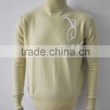 Wholesale high-Necked Pullover Man Cashmere Sweater